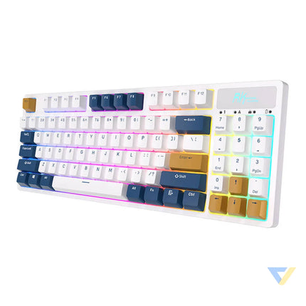 Wireless mechanical keyboard Royal Kludge RK89 RGB Lemon switch (white) Wireless