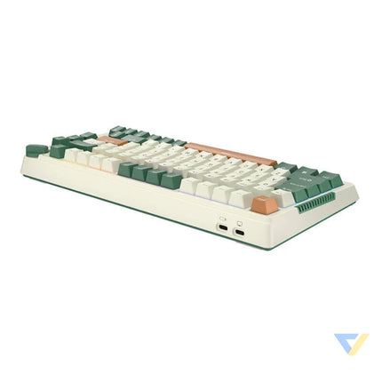 Wireless mechanical keyboard Royal Kludge RKH81 RGB Sky cyan switch (green) Wireless