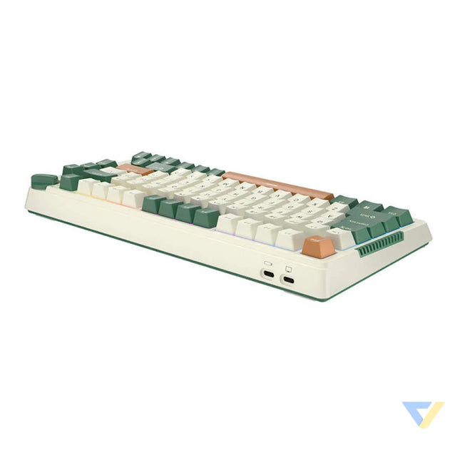 Wireless mechanical keyboard Royal Kludge RKH81 RGB Sky cyan switch (green) Wireless