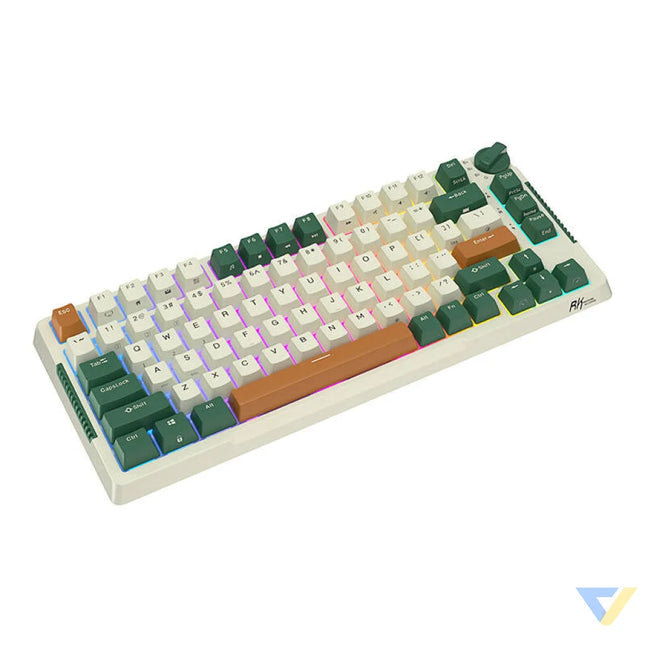 Wireless mechanical keyboard Royal Kludge RKH81 RGB Sky cyan switch (green) Wireless