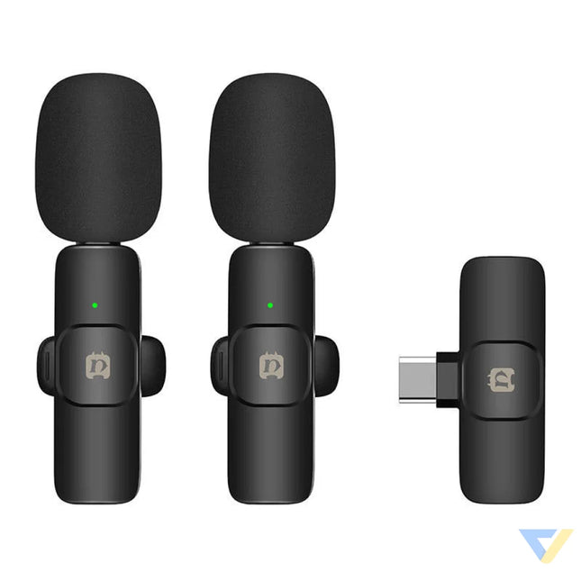 Wireless microphone Puluz PU3151B Lavalier Type C Lavalier
