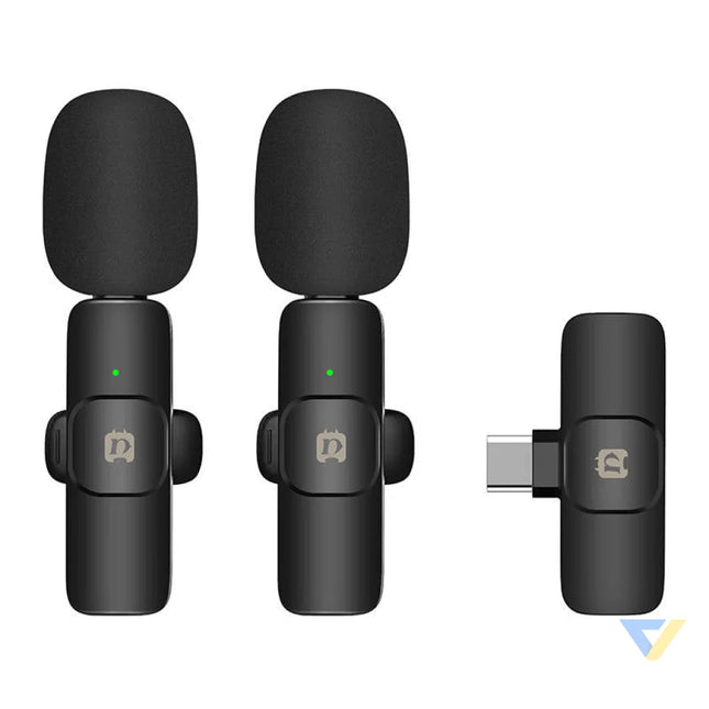 Wireless microphone Puluz PU3151B Lavalier Type C Lavalier