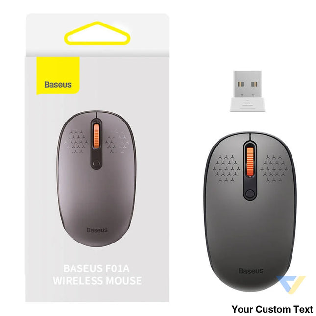 Wireless mouse Baseus F01A 2.4G 1600DPI (frosted grey) Wireless