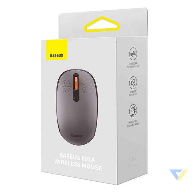 Wireless mouse Baseus F01A 2.4G 1600DPI (frosted grey) Wireless