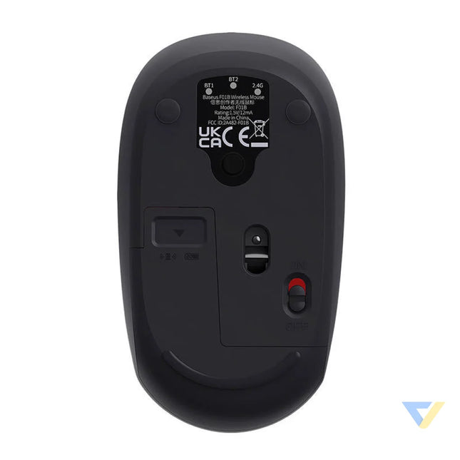 Wireless mouse Baseus F01B Tri mode 2.4G BT 5.0 1600 DPI (frosted grey) Wireless