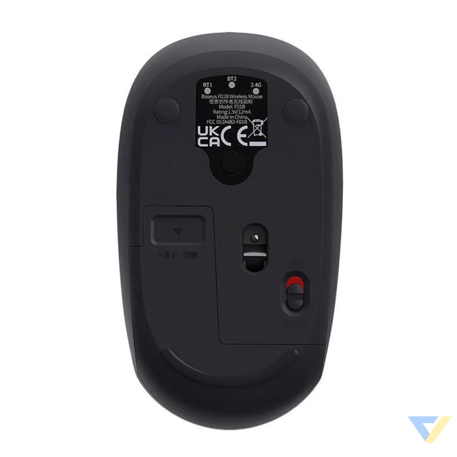 Wireless mouse Baseus F01B Tri mode 2.4G BT 5.0 1600 DPI (frosted grey) Wireless