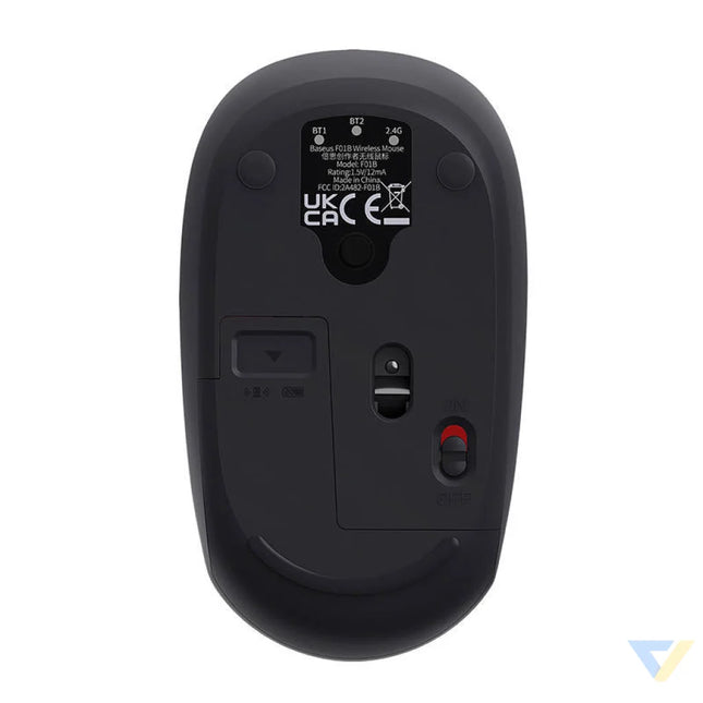 Wireless mouse Baseus F01B Tri mode 2.4G BT 5.0 1600 DPI (frosted grey) Wireless