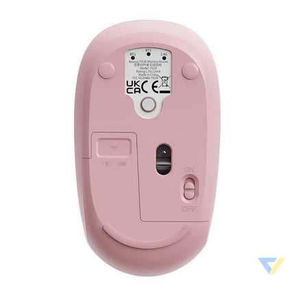 Wireless mouse Baseus F01B Tri mode 2.4G BT5.0 1600 DPI (pink) Wireless