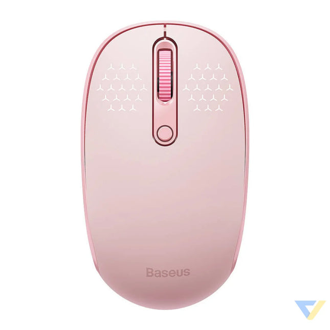 Wireless mouse Baseus F01B Tri mode 2.4G BT5.0 1600 DPI (pink) Wireless
