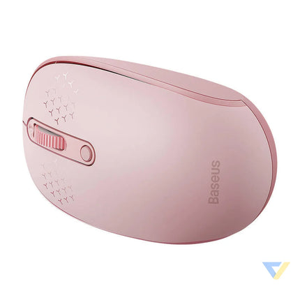 Wireless mouse Baseus F01B Tri mode 2.4G BT5.0 1600 DPI (pink) Wireless