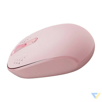 Wireless mouse Baseus F01B Tri mode 2.4G BT5.0 1600 DPI (pink) Wireless