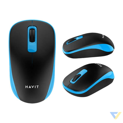 Wireless mouse Havit MS626GT (black and blue) Wireless