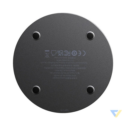 Wireless Qi inductive charger Baseus Simple 2 15W with USB C to USB C cable (black) Wireless chargers