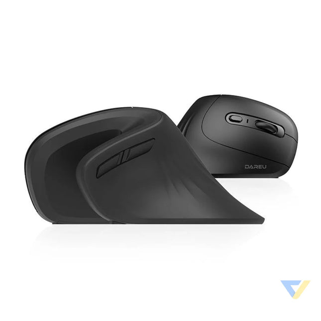 Wireless Vertical Mouse Dareu LM109 Magic Hand Bluetooth + 2.4G (black) Vertical mice