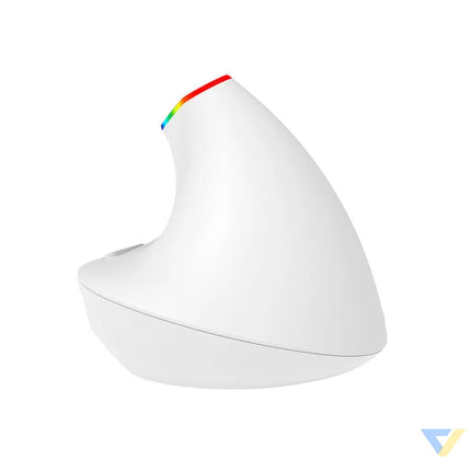 Wireless Vertical Mouse Delux M618C 2.4G 1600DPI RGB (white) Vertical mice
