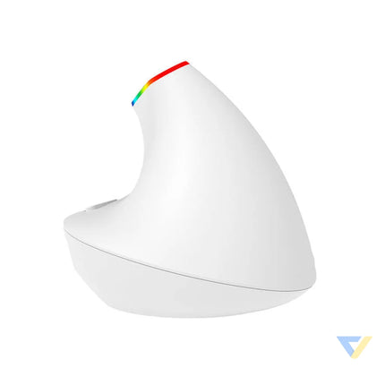 Wireless Vertical Mouse Delux M618C 2.4G 1600DPI RGB (white) Vertical mice