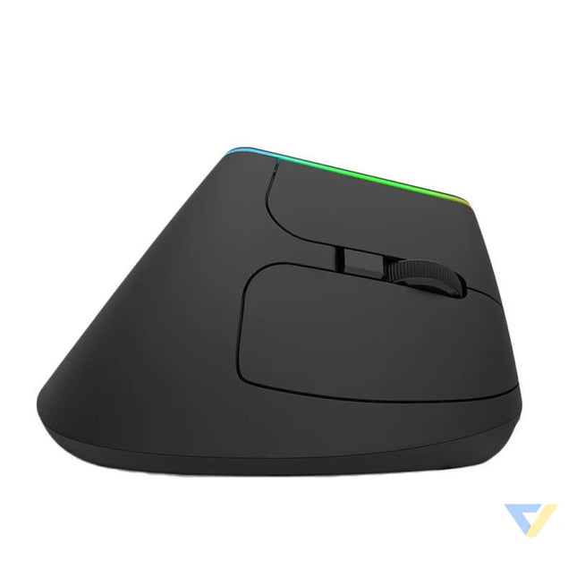 Wireless Vertical Mouse Delux M618DB BT4.0 + 2.4Ghz 4000DPI RGB Vertical mice