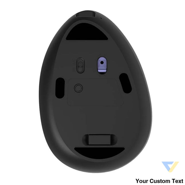 Wireless Vertical Mouse Delux M618DB BT4.0 + 2.4Ghz 4000DPI RGB Vertical mice