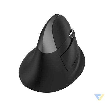 Wireless Vertical Mouse Delux M618Mini BT + 2.4G RGB 4000DPI (Iron Gray) Vertical mice