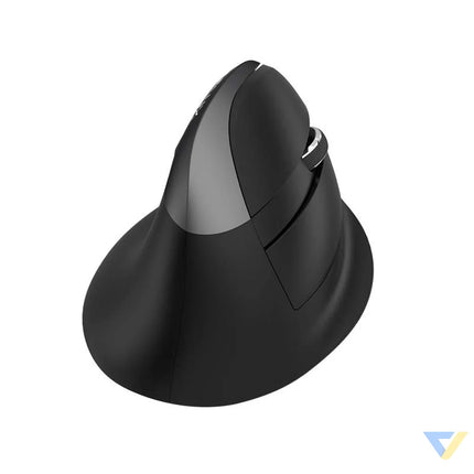 Wireless Vertical Mouse Delux M618Mini BT + 2.4G RGB 4000DPI (Iron Gray) Vertical mice