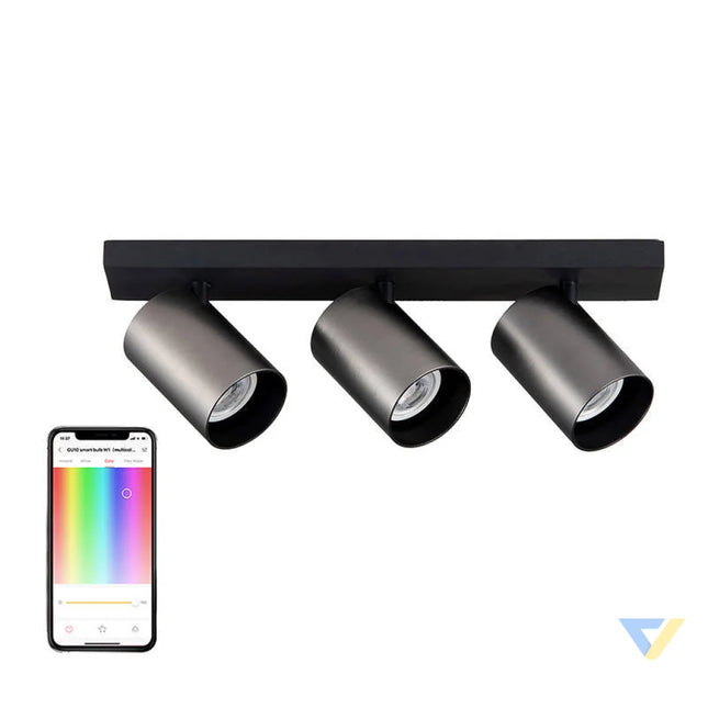 Yeelight Ceiling Spotlight YLDDL 0085 B (three bulbs) black Lighting fixtures