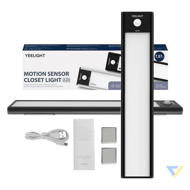 Yeelight Closet Sensor Light 20cm black 4000 K Furniture lamps