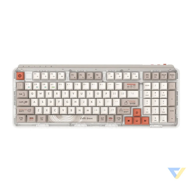 Z980 ProMax MIIIW 2.4G Wireless Keyboard (Coffee) Wireless