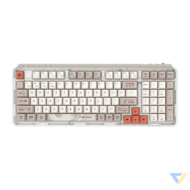 Z980 ProMax MIIIW 2.4G Wireless Keyboard (Coffee) Wireless