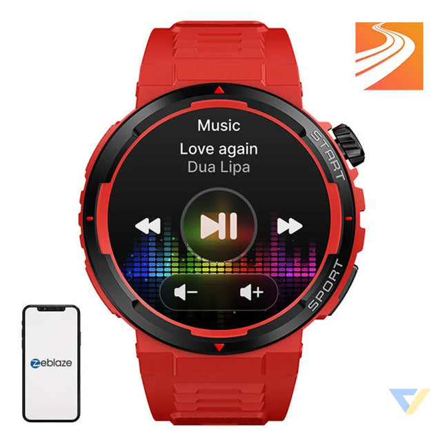 Zeblaze Ares 3 Plus Smartwatch (Red) Smartwatches