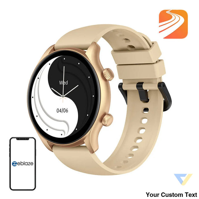 Zeblaze Btalk 3 Plus Smartwatch (Gold) Smartwatches
