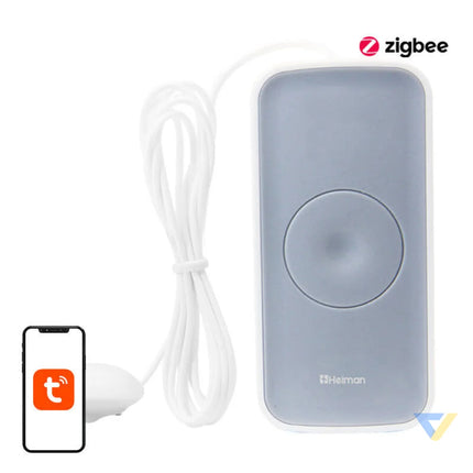 Zigbee Heiman HS1WL E smart flood sensor Tuya Sensors