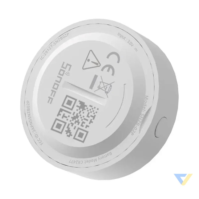 ZigBee Sonoff SNZB 02P smart temperature and humidity sensor (round) Sensors