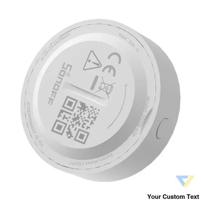 ZigBee Sonoff SNZB 02P smart temperature and humidity sensor (round) Sensors