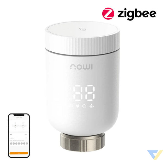 ZigBee thermostatic head IMOU IOT TRV1 EU + 6 adapters Thermostatic heads