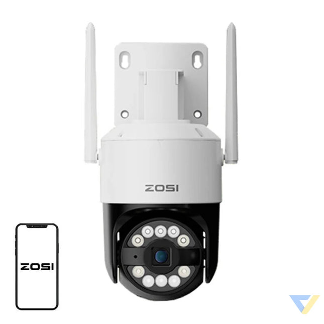ZOSI C296 WiFi 8MP dual Pan Tilt IP66 outdoor camera + 32GB microSD card IP cameras